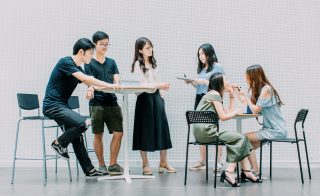 team working together